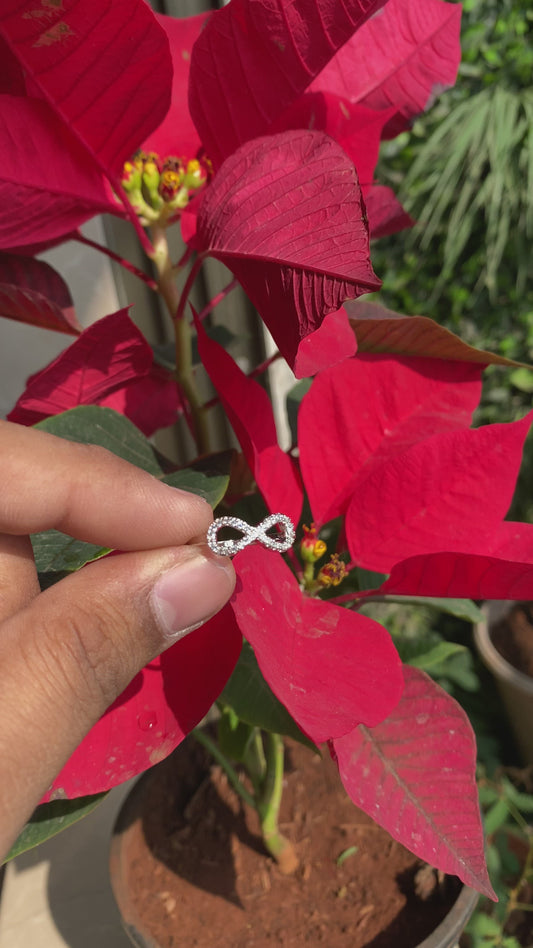 Silver Infinity Ring