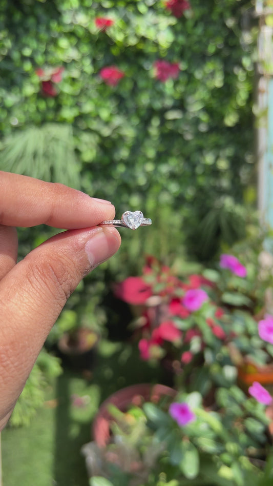 Silver Heart Ring