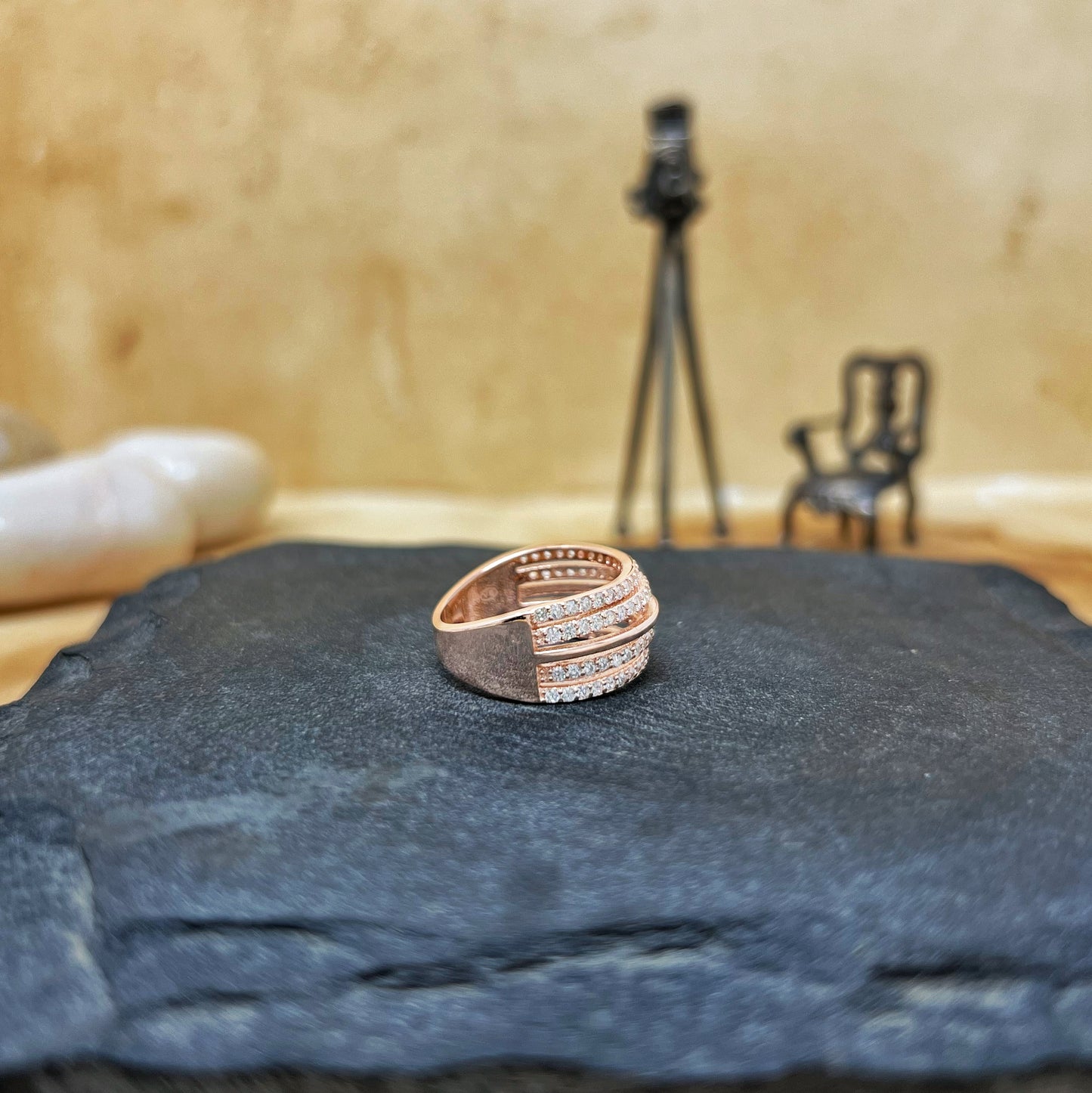 Stallion Half Band Ring