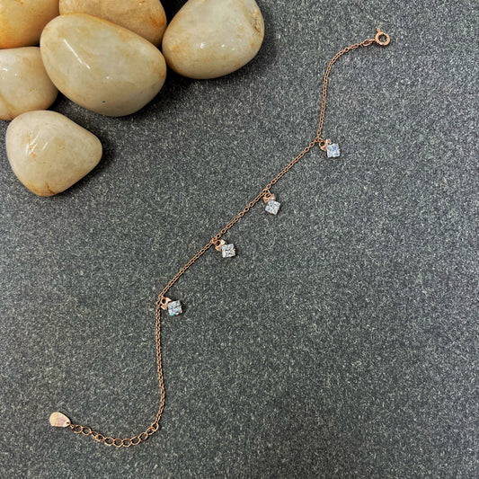 Rose Gold Charms Bracelet