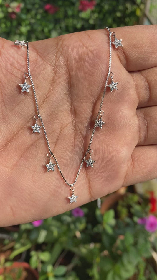 Star Charms Chain And Locket